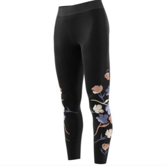 Adidas GFX Floral tights size xs - Picture 1 of 11